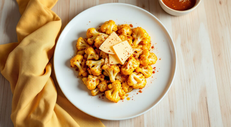 Coliflor al ajillo