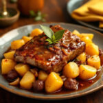 Costilla guisada con patatas