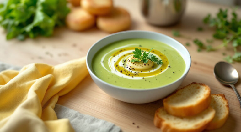 Crema de lechuga