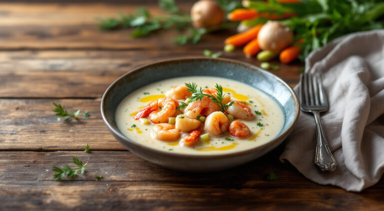 Crema de marisco
