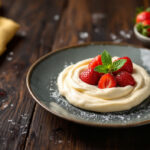 Crema de queso mascarpone con fresas