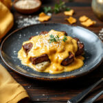 Filetes con salsa bechamel