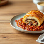 Hojaldre relleno de carne