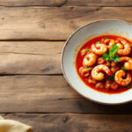 Langostinos en salsa