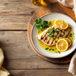 Lenguado a la plancha con limón y perejil