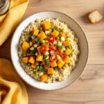 Lentejas con calabaza al curry