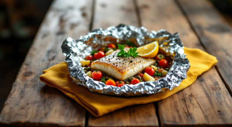 Lubina en papillote