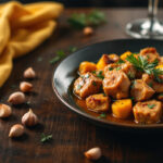 Magro de cerdo al vino blanco
