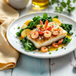 Merluza rellena de gambas y langostinos