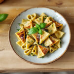 Pasta testaroli con salsa pesto