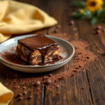 Pastel de pan y chocolate