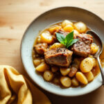 Patatas con costilla a la cazuela