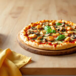 Pizza rapida de pollo y algo mas