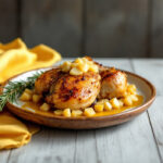 Pollo asado a la manteca
