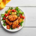 Pollo frito en adobo
