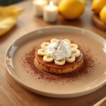 Postre de dulce de leche y plátano