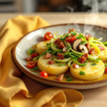 Puerros con champiñones