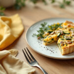 Quiché de verduras congeladas
