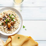 Risoto de setas y champiñon