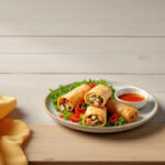 Rollitos con salsa agripicante