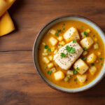 Sopa con bacalao