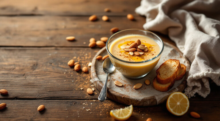 Sopa de almendras de mi abuela (Postre navideño)