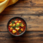 Sopa de tomate y patatas