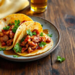 Tacos de lomo adobado