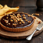 Tarta de galletas chocolate y nueces