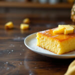 Tarta de piña al microondas