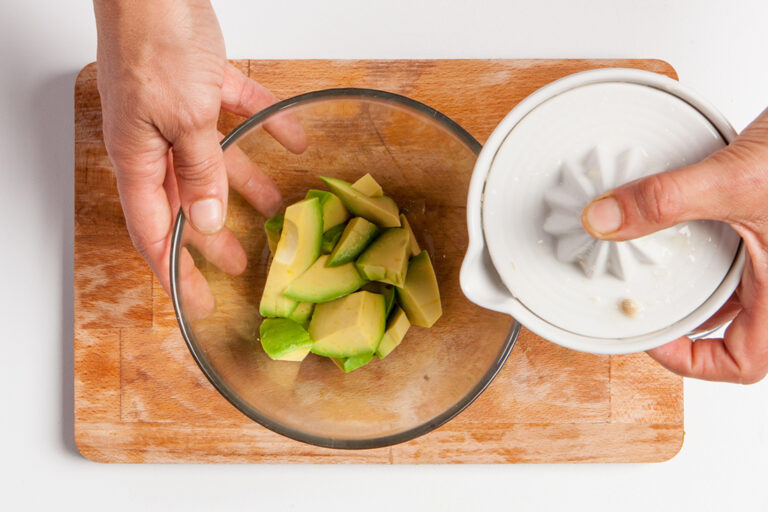 Evitar que los aguacates se oxiden