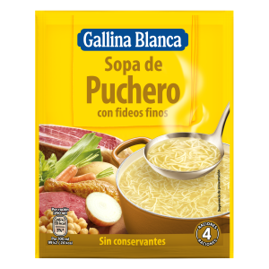 Sopa de Puchero con Fideos Finos