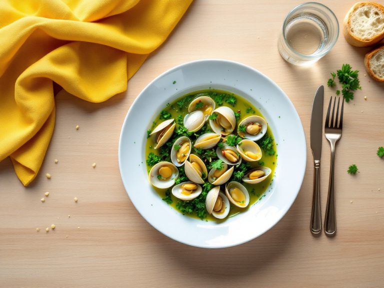 Almejas en salsa verde