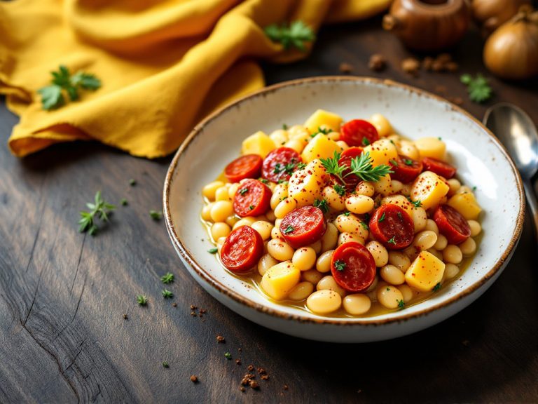 Alubias con chorizo